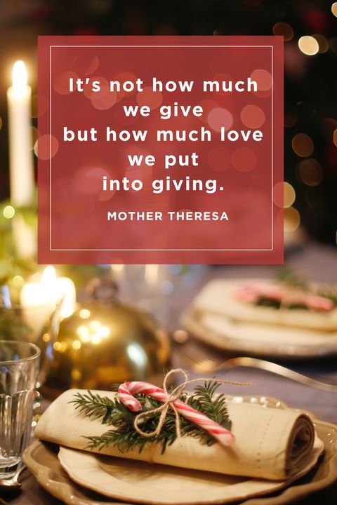 Mother Theresa Christmas Quotes